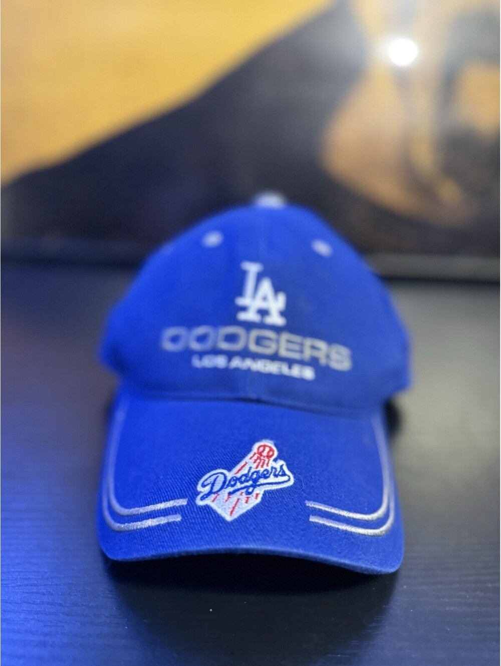 Los Angeles Dodgers T.E.I. MLB Blue Adjustable Baseball Hat Embroidered